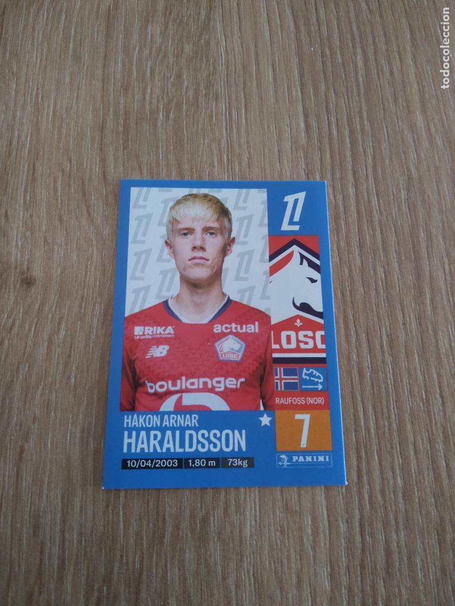 Cromos de F&uacute;tbol: 170 HAKON ARNAR HARALDSSON LOSC LILLE CROMO FUTBOL PANINI LIGUE 1 FOOT 24-25 LIGA FRANCIA 2024-2025