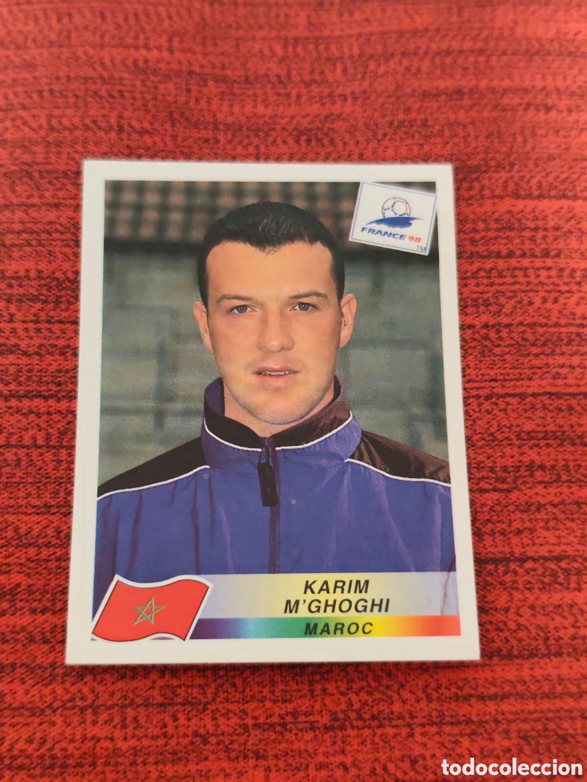 Cromos de F&uacute;tbol: 59 M'GHOGHI MARRUECOS FRANCE FRANCIA 98 PANINI