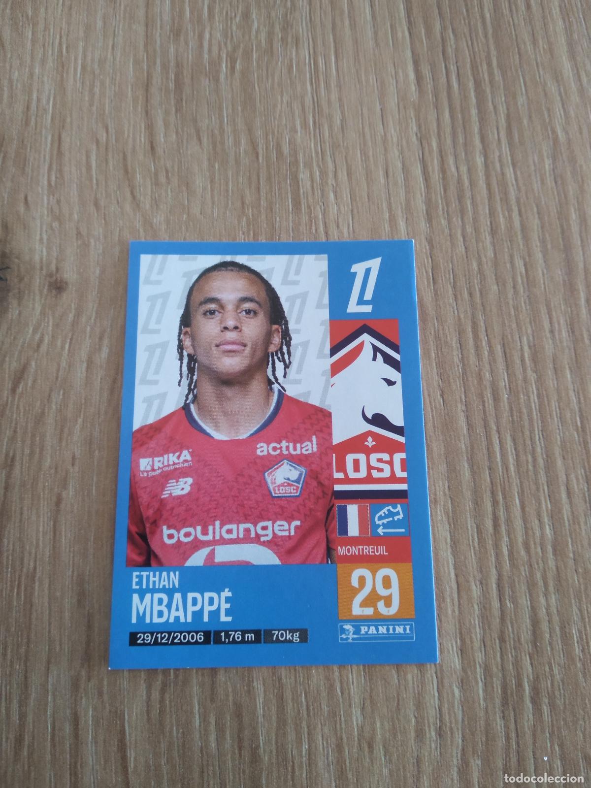 Cromos de F&uacute;tbol: 171 ETHAN MBAPPE LOSC LILLE CROMO FUTBOL PANINI LIGUE 1 FOOT 24-25 LIGA FRANCIA 2024-2025