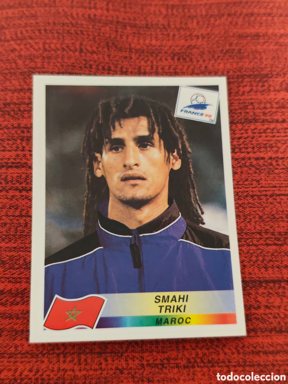 Cromos de F&uacute;tbol: 56 TRIKI MARRUECOS FRANCE FRANCIA 98 PANINI