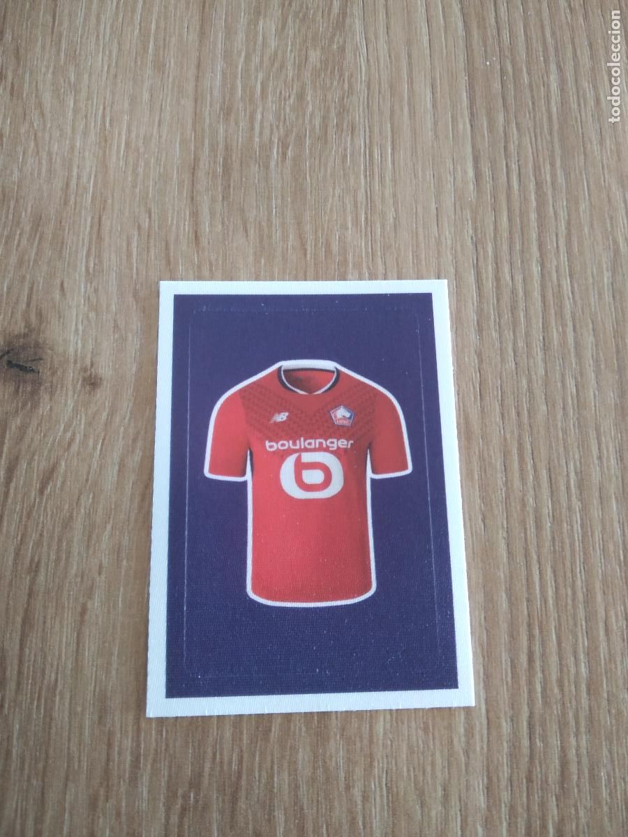 Cromos de F&uacute;tbol: 173 CAMISETA LOSC LILLE CROMO FUTBOL PANINI LIGUE 1 FOOT 24-25 LIGA FRANCIA 2024-2025