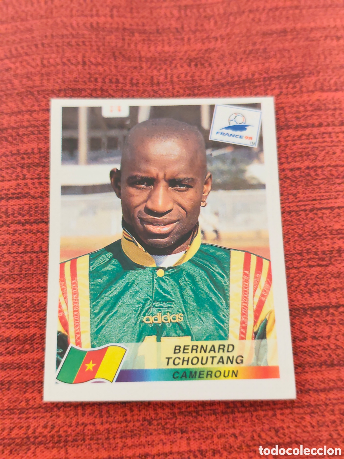 Cromos de F&uacute;tbol: 133 TCHOUTANG CAMER&Uacute;N FRANCE FRANCIA 98 PANINI
