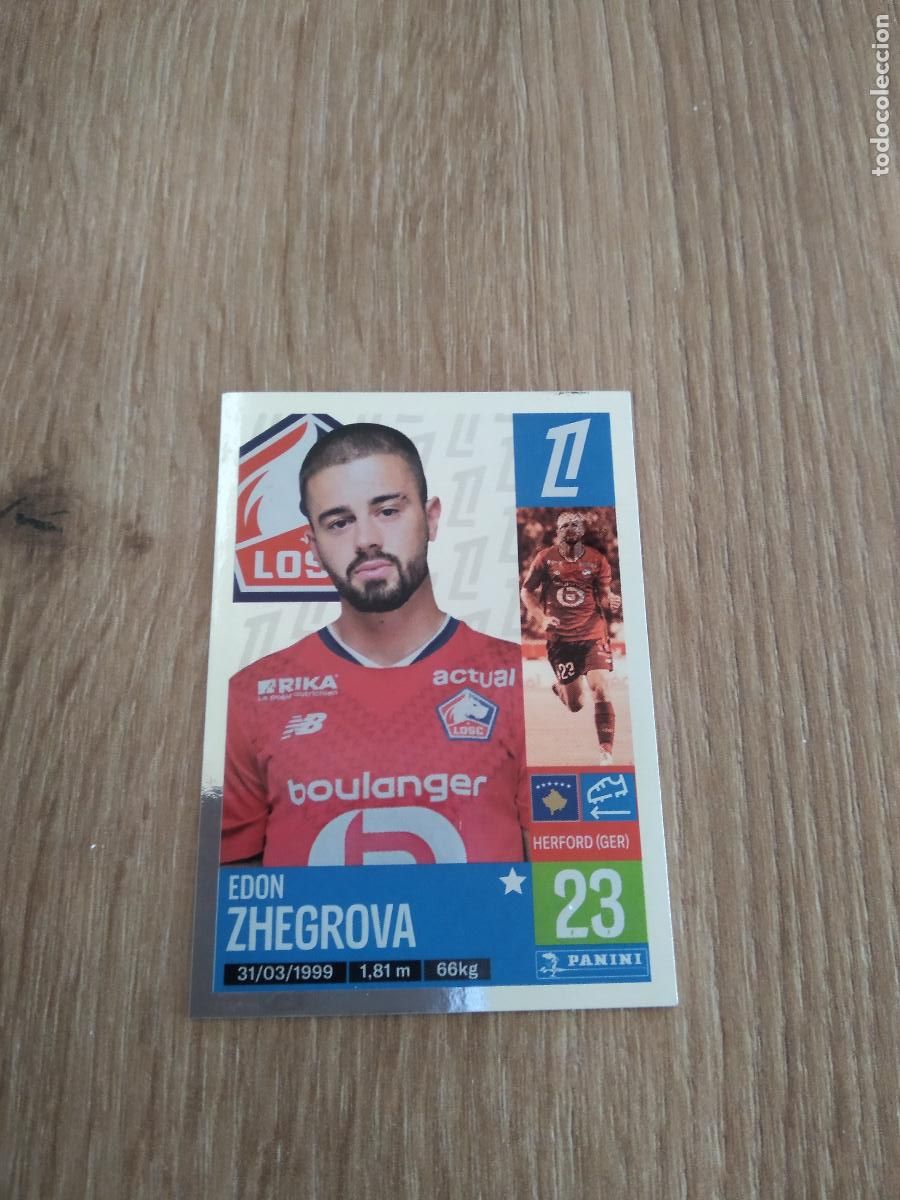 Cromos de F&uacute;tbol: 178 EDON ZHEGROVA LOSC LILLE CROMO FUTBOL PANINI LIGUE 1 FOOT 24-25 LIGA FRANCIA 2024-2025