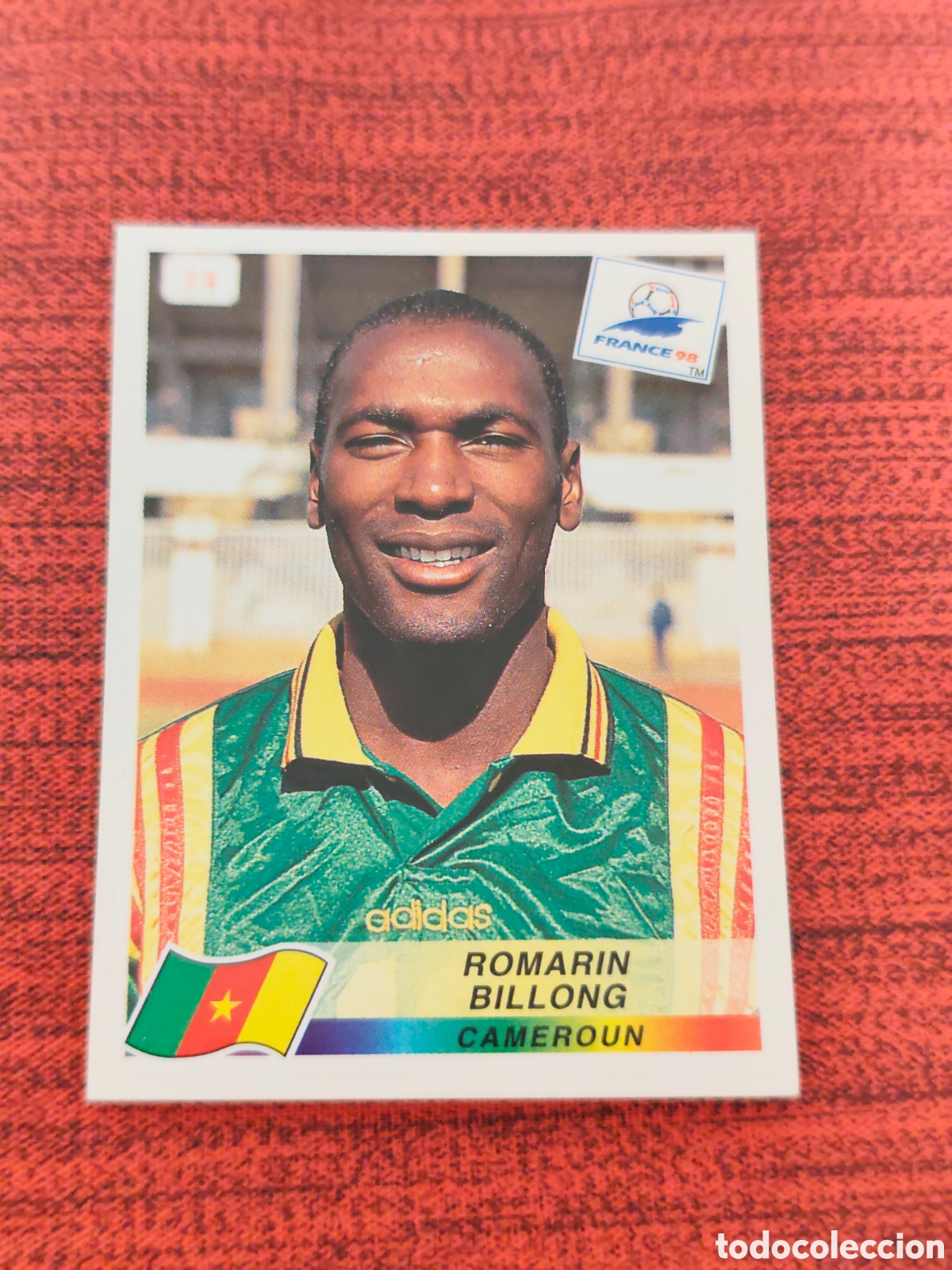 Cromos de F&uacute;tbol: 128 BILLONG CAMER&Uacute;N FRANCE FRANCIA 98 PANINI