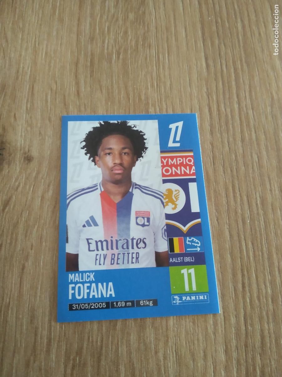Fu&szlig;ball-Sticker: 197 MALICK FOFANA OLYMPIQUE LYON CROMO FUTBOL PANINI LIGUE 1 FOOT 24-25 LIGA FRANCIA 2024-2025