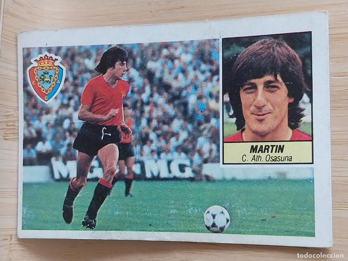 Cromos de F&uacute;tbol: MARTIN OSASUNA LIGA 1984 85 84 ED ESTE CROMO RECUPERADO ORGINAL