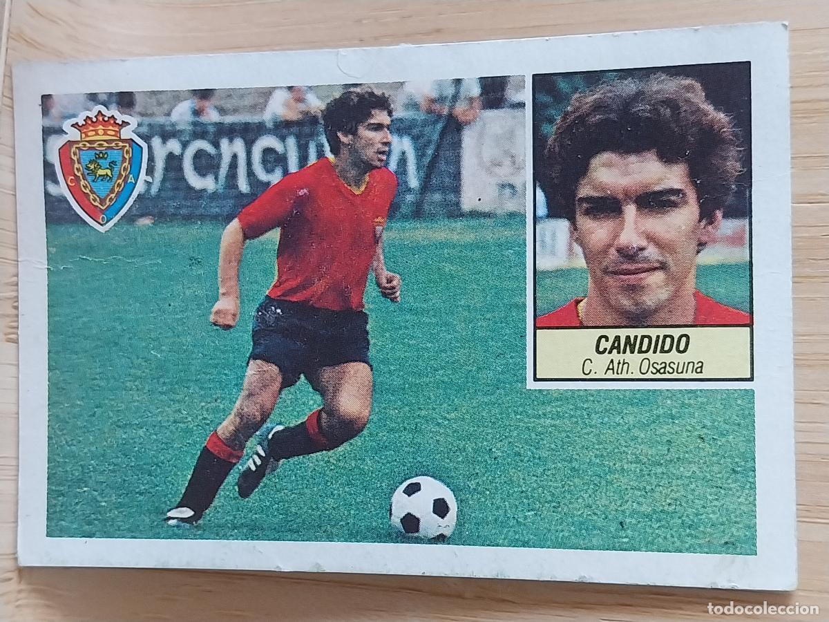 Cromos de F&uacute;tbol: CANDIDO OSASUNA LIGA 1984 85 84 ED ESTE CROMO RECUPERADO ORGINAL