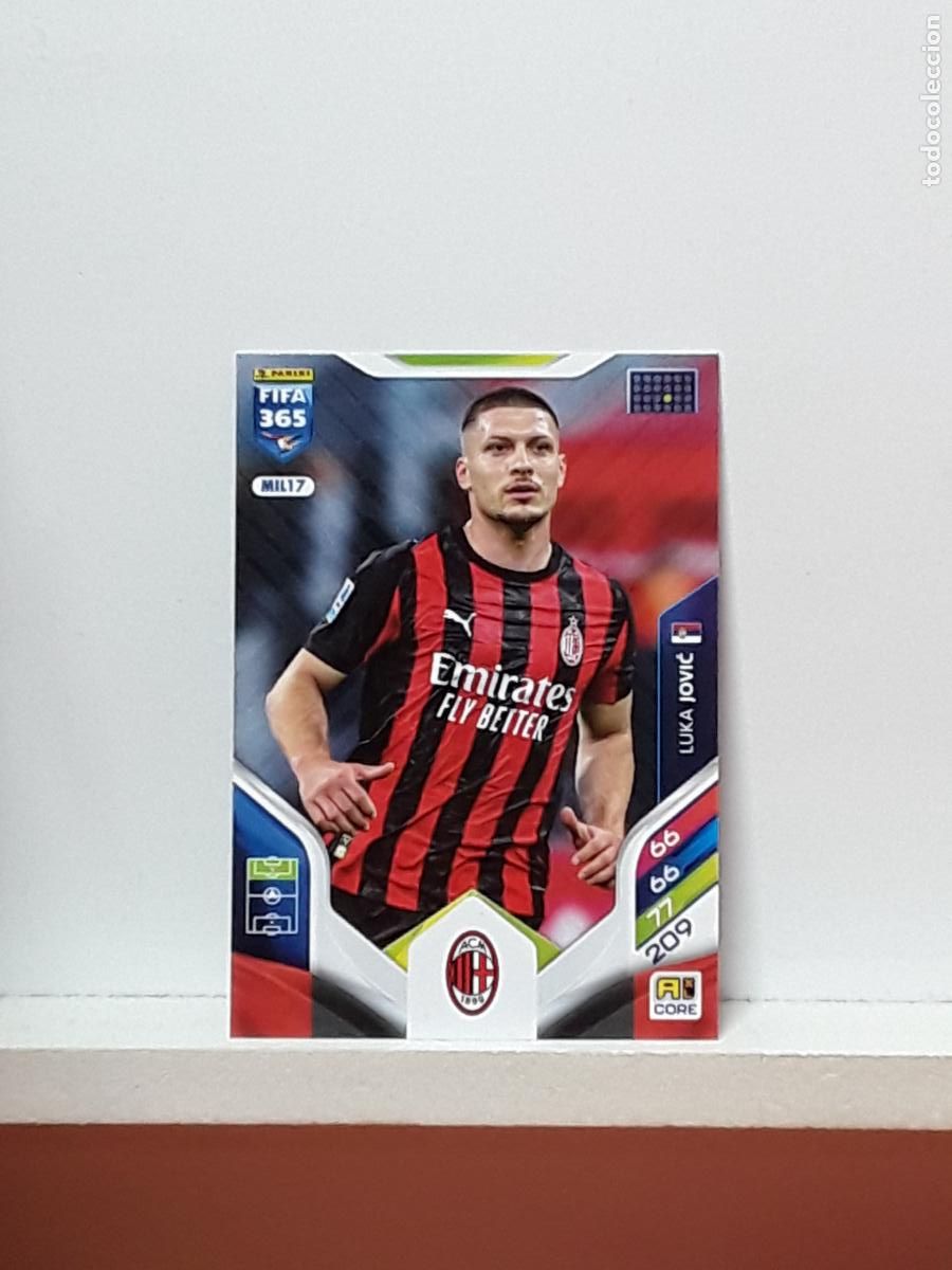Fu&szlig;ball-Sticker: FIFA 365 ADRENALYN 2025 2026 25 26 ALBUM PANINI LIGA N MIL17 MIL 17 MILAN LUKA JOVIC