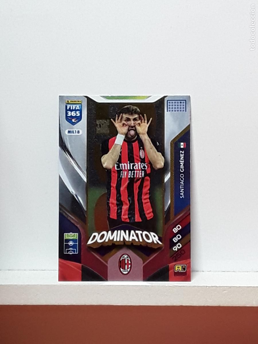 Fu&szlig;ball-Sticker: FIFA 365 ADRENALYN 2025 2026 25 26 ALBUM PANINI LIGA N MIL18 MIL 18 MILAN SANTIAGO GIMENEZ