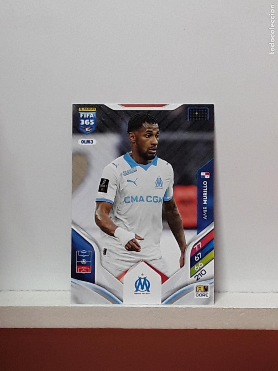Football Stickers: FIFA 365 ADRENALYN 2025 2026 25 26 ALBUM PANINI LIGA N OLM3 OLM 3 MARSEILLE AMIR MURILLO