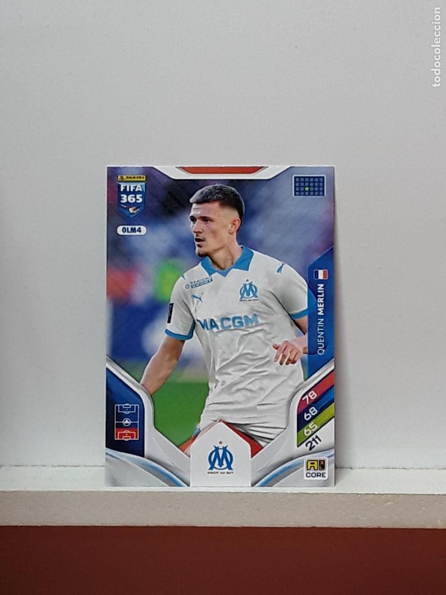 Football Stickers: FIFA 365 ADRENALYN 2025 2026 25 26 ALBUM PANINI LIGA N OLM4 OLM 4 MARSEILLE QUENTIN MERLIN