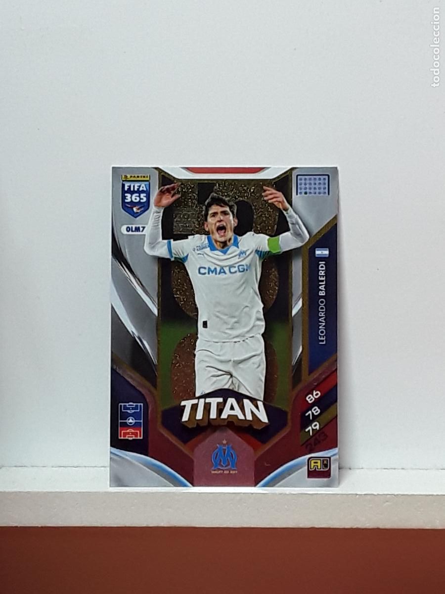 Football Stickers: FIFA 365 ADRENALYN 2025 2026 25 26 ALBUM PANINI LIGA N OLM7 OLM 7 MARSEILLE LEONARDO BALERDI