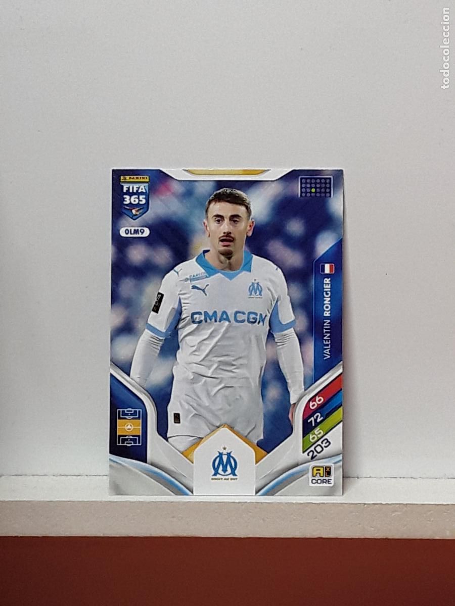 Cromos de F&uacute;tbol: FIFA 365 ADRENALYN 2025 2026 25 26 ALBUM PANINI LIGA N OLM9 OLM 9 MARSEILLE VALENTIN RONGIER