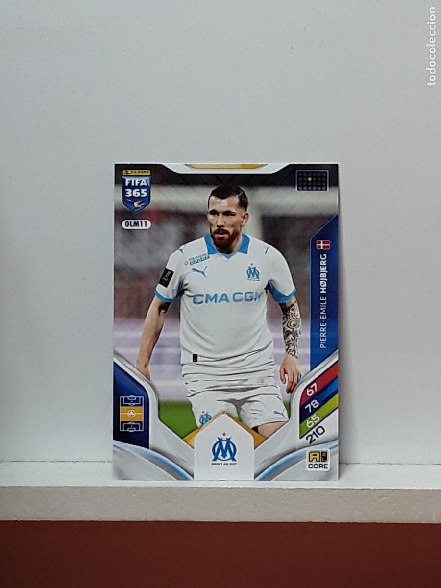 Cromos de F&uacute;tbol: FIFA 365 ADRENALYN 2025 2026 25 26 ALBUM PANINI LIGA N OLM11 OLM 11 MARSEILLE PIERRE-EMILE HOJBJERG