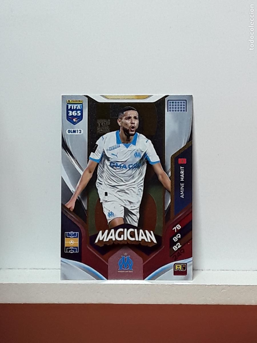 Cromos de F&uacute;tbol: FIFA 365 ADRENALYN 2025 2026 25 26 ALBUM PANINI LIGA N OLM12 OLM 12 MARSEILLE AMINE HARIT