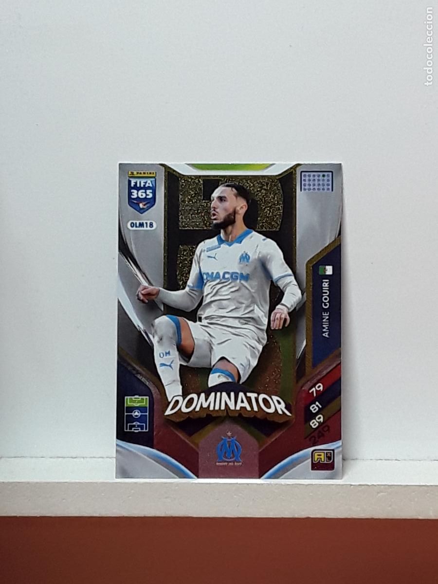 Cromos de F&uacute;tbol: FIFA 365 ADRENALYN 2025 2026 25 26 ALBUM PANINI LIGA N OLM18 OLM 18 MARSEILLE AMINE GOUIRI