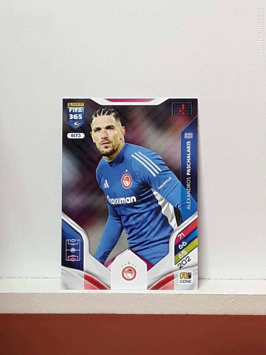 Fu&szlig;ball-Sticker: FIFA 365 ADRENALYN 2025 2026 25 26 ALBUM PANINI LIGA N OLY3 OLY 3 OLYMPIACOS ALEXANDROS PASCHALAKIS