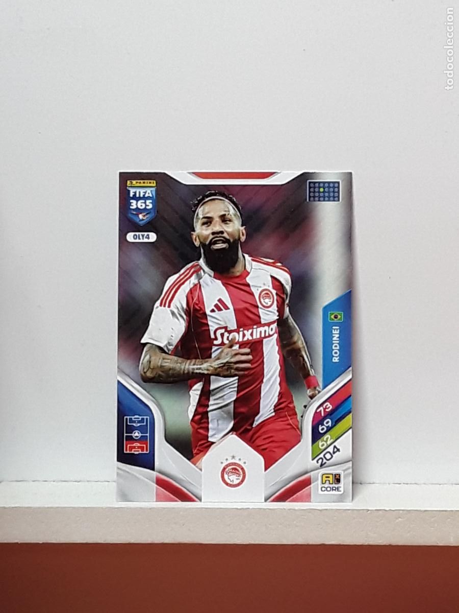 Football Stickers: FIFA 365 ADRENALYN 2025 2026 25 26 ALBUM PANINI LIGA N OLY4 OLY 4 OLYMPIACOS RODINEI