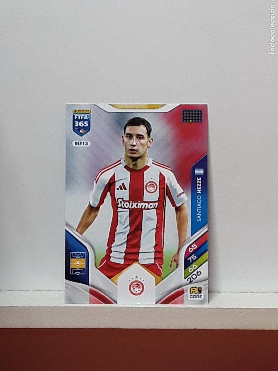 Football Stickers: FIFA 365 ADRENALYN 2025 2026 25 26 ALBUM PANINI LIGA N OLY13 OLY 13 OLYMPIACOS SANTIAGO HEZZE