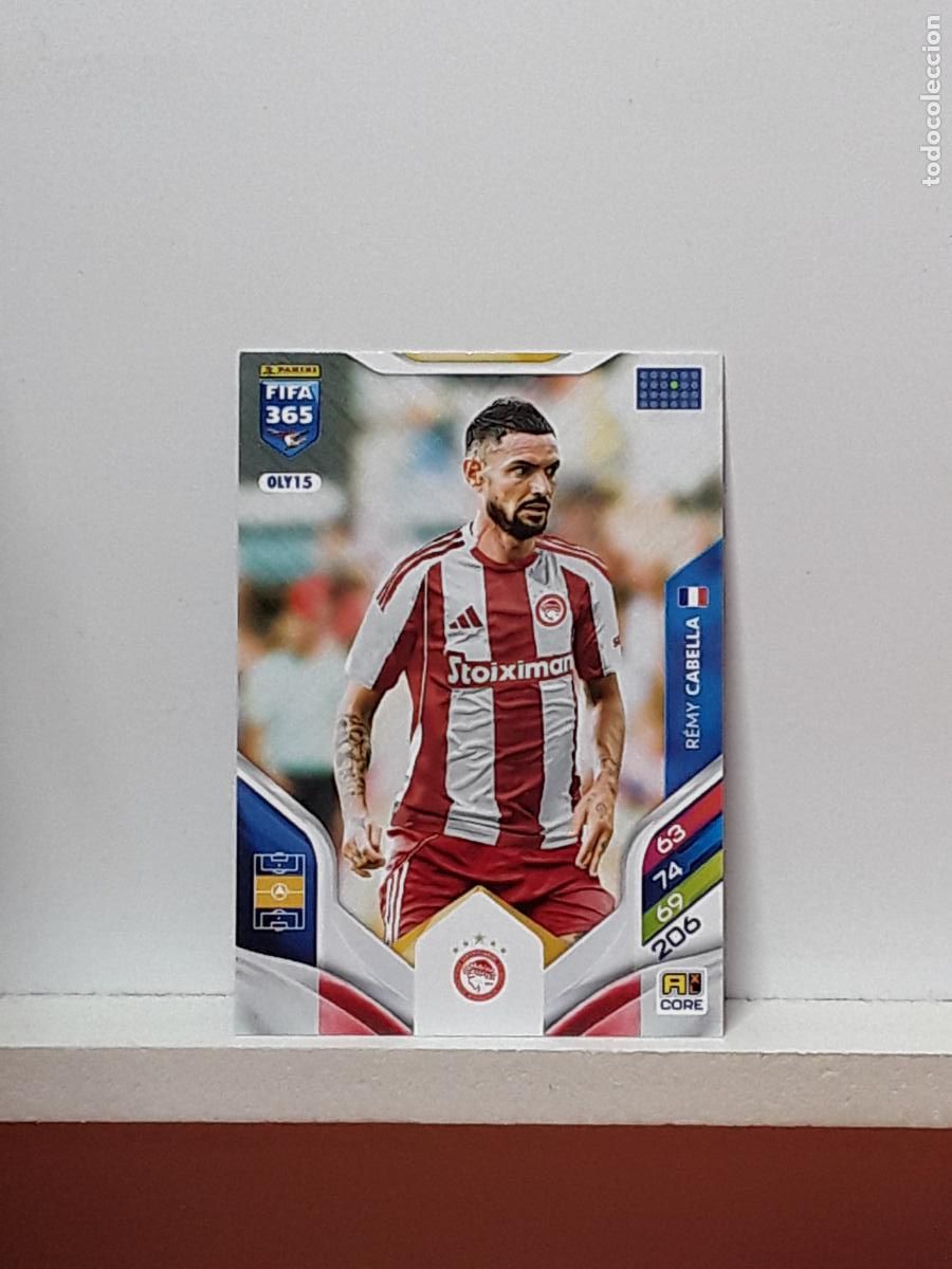 Football Stickers: FIFA 365 ADRENALYN 2025 2026 25 26 ALBUM PANINI LIGA N OLY15 OLY 15 OLYMPIACOS REMY CABELLA