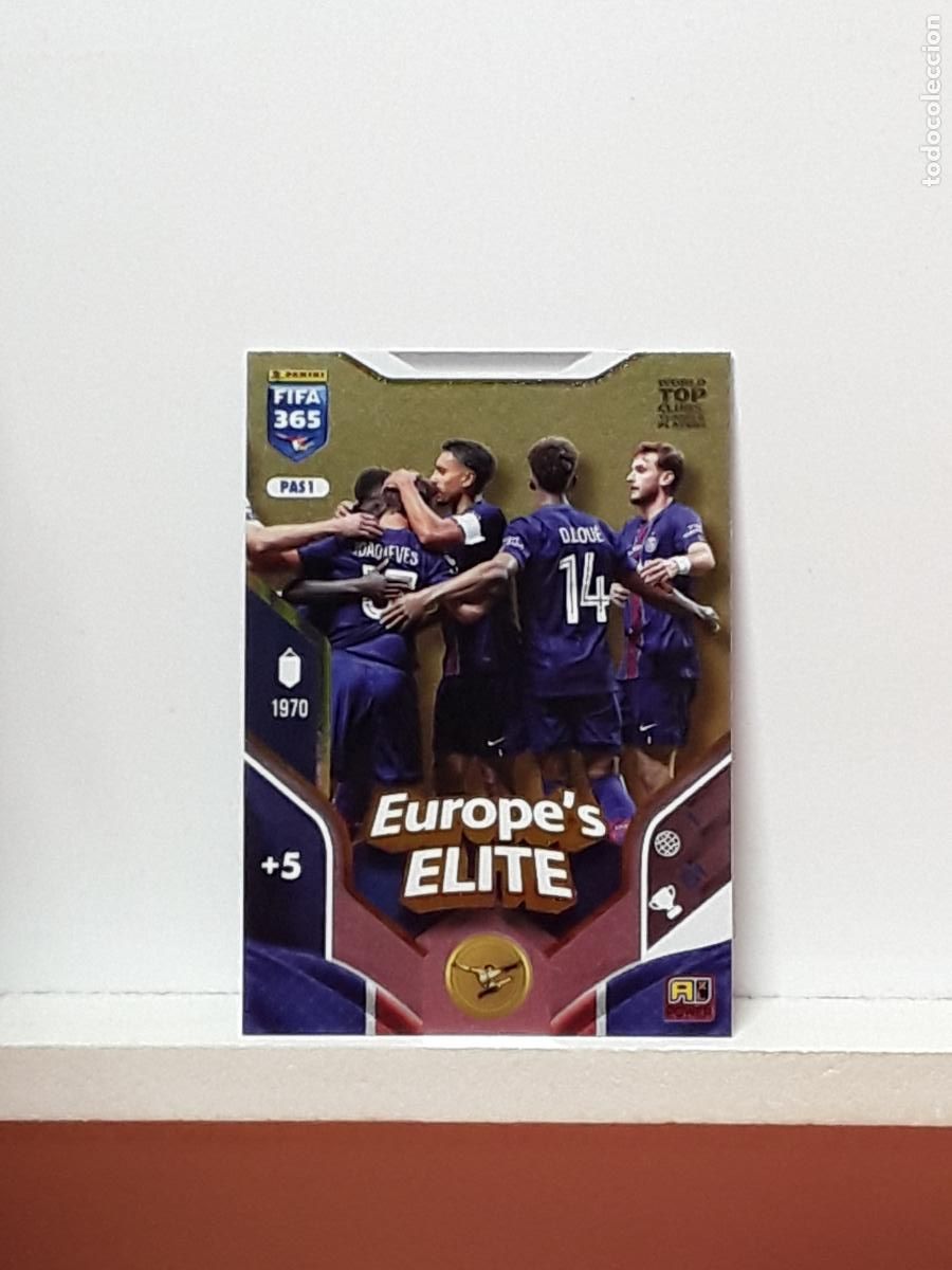 Football Stickers: FIFA 365 ADRENALYN 2025 2026 25 26 ALBUM PANINI LIGA N PAS1 PAS 1 PARIS SAINT-GERMAIN EUROPE'S ELITE