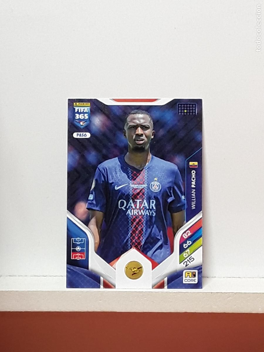 Cartes &agrave; collectionner de Football: FIFA 365 ADRENALYN 2025 2026 25 26 ALBUM PANINI LIGA N PAS6 PAS 6 PARIS SAINT-GERMAIN WILLIAN PACHO