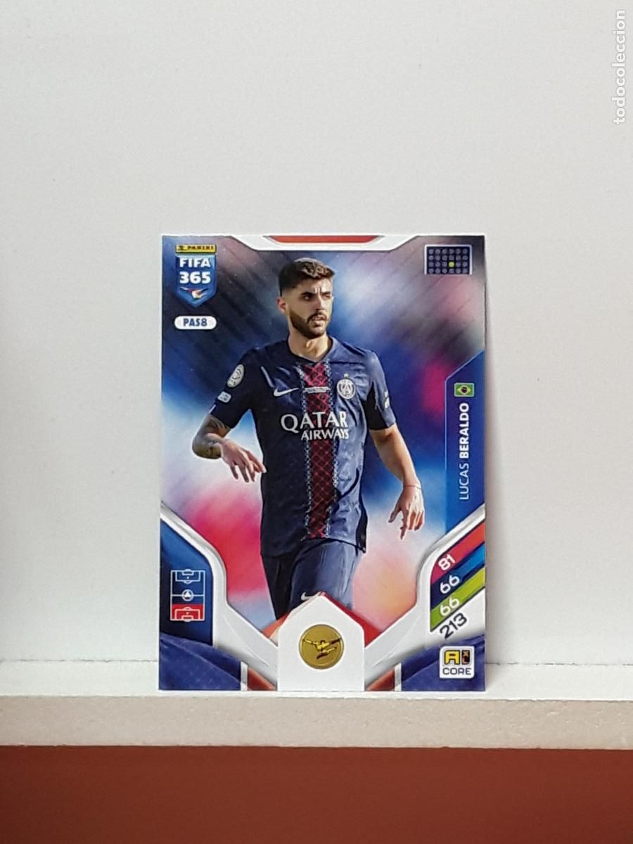 Fu&szlig;ball-Sticker: FIFA 365 ADRENALYN 2025 2026 25 26 ALBUM PANINI LIGA N PAS8 PAS 8 PARIS SAINT-GERMAIN BERALDO LUCAS