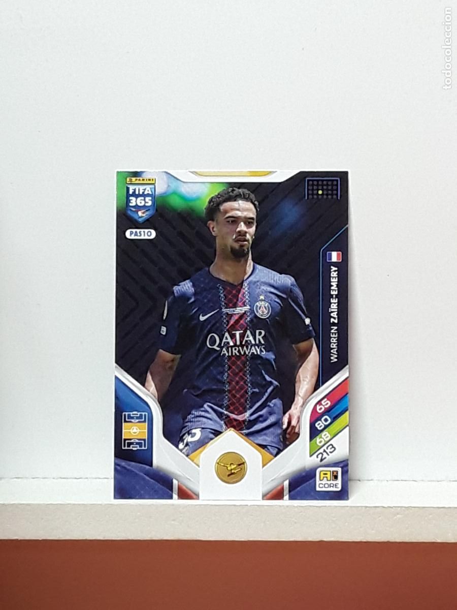 Fu&szlig;ball-Sticker: FIFA 365 ADRENALYN 2025 2026 25 26 ALBUM PANINI LIGA N PAS10 PAS 10 PARIS SAINT-GERMAIN ZAIRE-EMERY