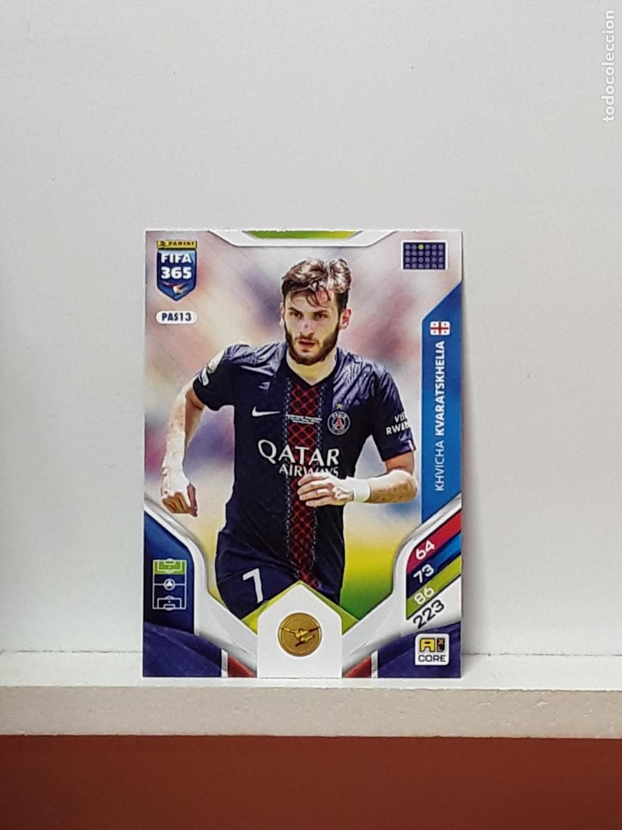Cromos de F&uacute;tbol: FIFA 365 ADRENALYN 2025 2026 25 26 ALBUM PANINI LIGA N PAS13 PAS 13 PARI SAINT-GERMAIN KVARATSKHELIA