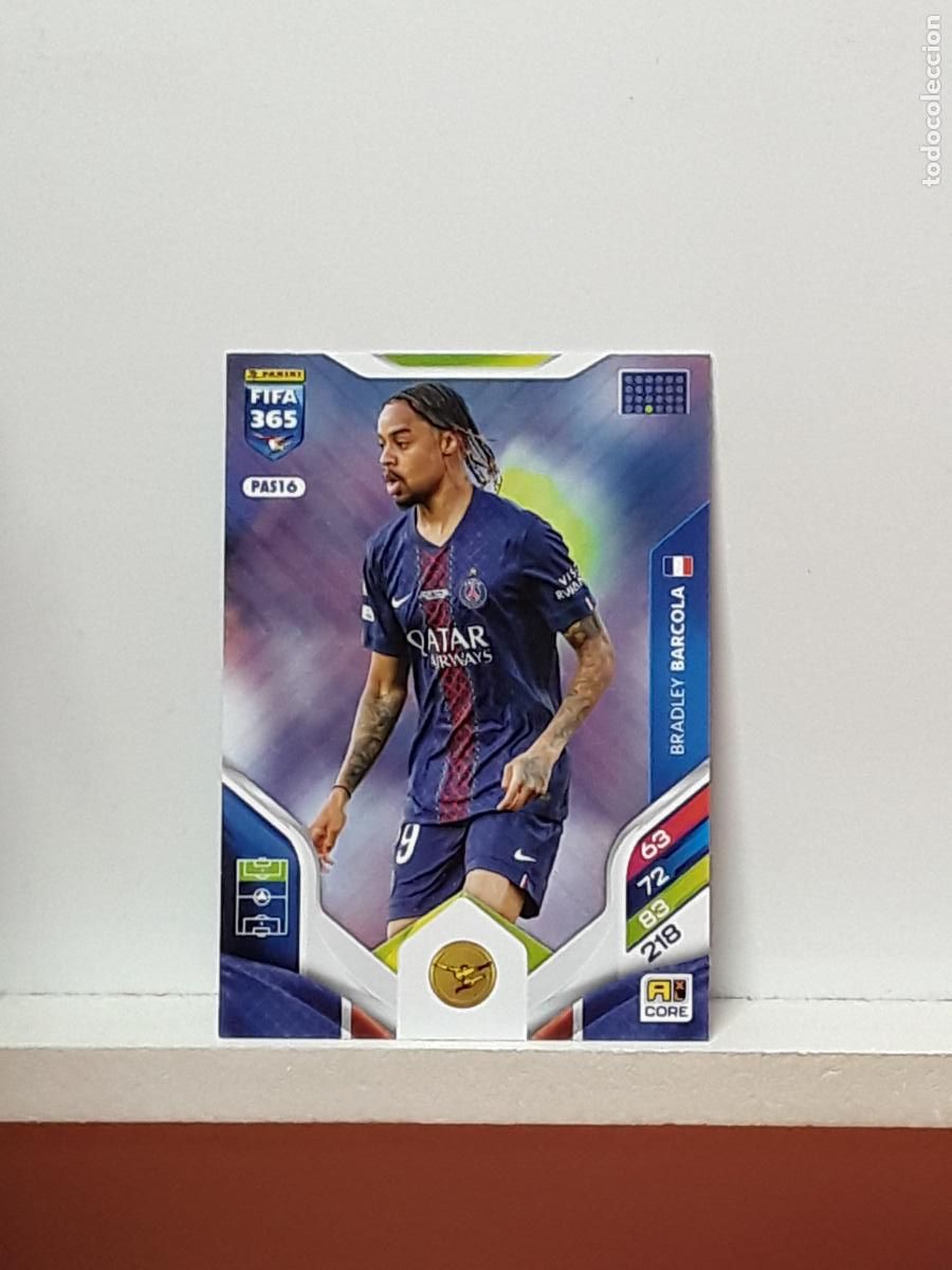 Cromos de F&uacute;tbol: FIFA 365 ADRENALYN 2025 2026 25 26 ALBUM PANINI LIGA N PAS16 PAS 16 PARIS SAINT-GERMAIN BARCOLA