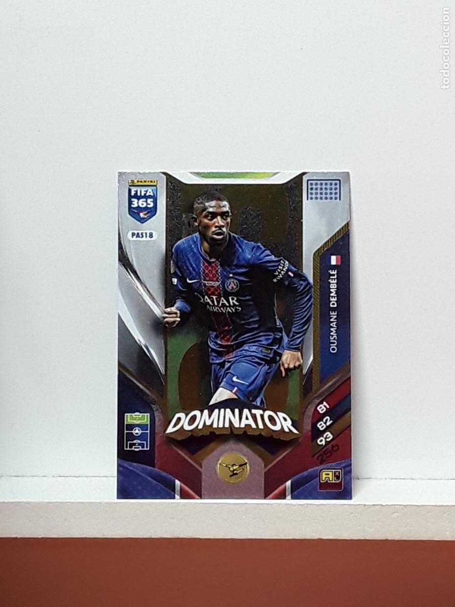 Cromos de F&uacute;tbol: FIFA 365 ADRENALYN 2025 2026 25 26 ALBUM PANINI LIGA N PAS18 PAS 18 PARIS SAINT-GERMAIN DEMBELE