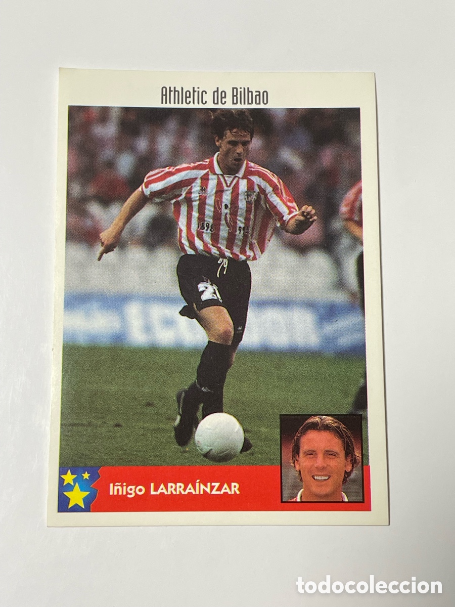 Cromos de F&uacute;tbol: I&ntilde;igo Larrainzar Athletic de Bilbao Panini Mejores equipos de Europa 1997/98 #2