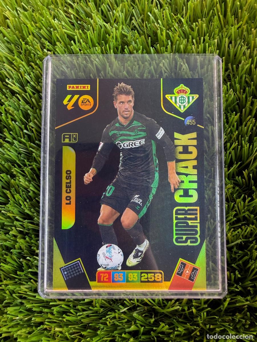 Cromos de F&uacute;tbol: N&ordm; 455 Lo Celso S&uacute;per Crack Real Betis Adrenalyn XL 25 26