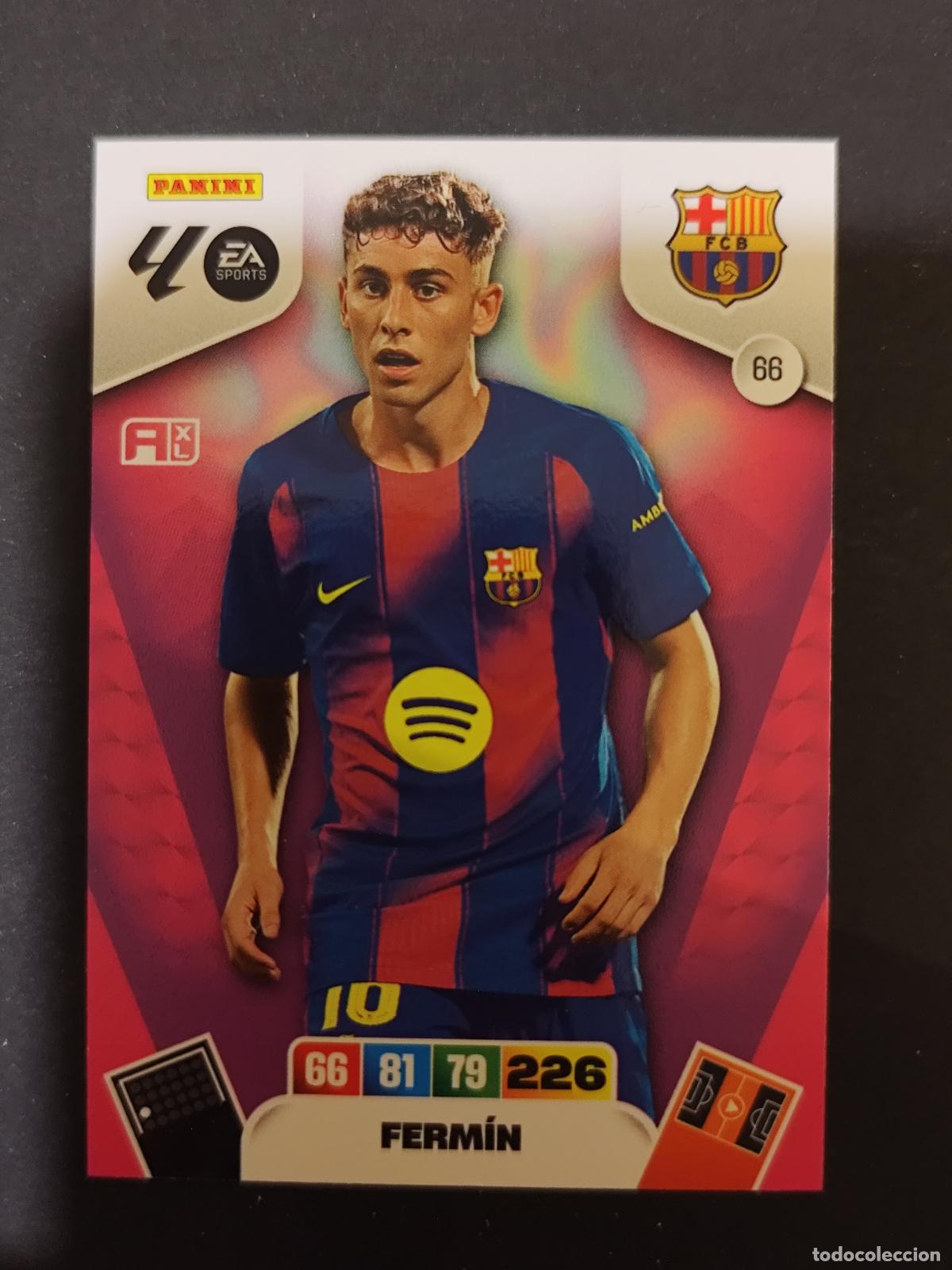 Cromos de F&uacute;tbol: 66 FERM&Iacute;N BARCELONA BAR&Ccedil;A ADRENALYN 2025 2026 25 26