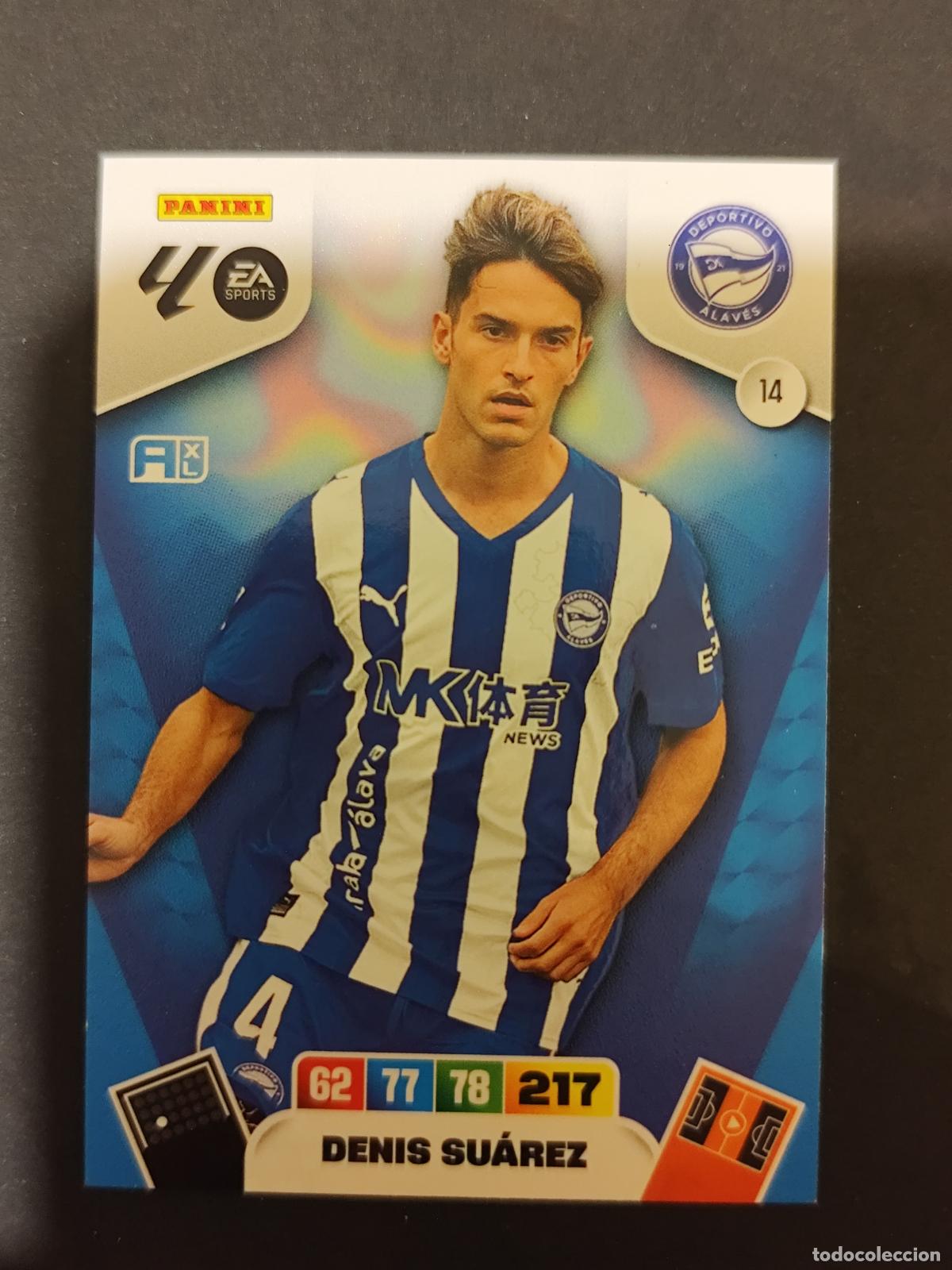 Cromos de F&uacute;tbol: 14 DENIS SU&Aacute;REZ ALAV&Eacute;S ADRENALYN 2025 2026 25 26