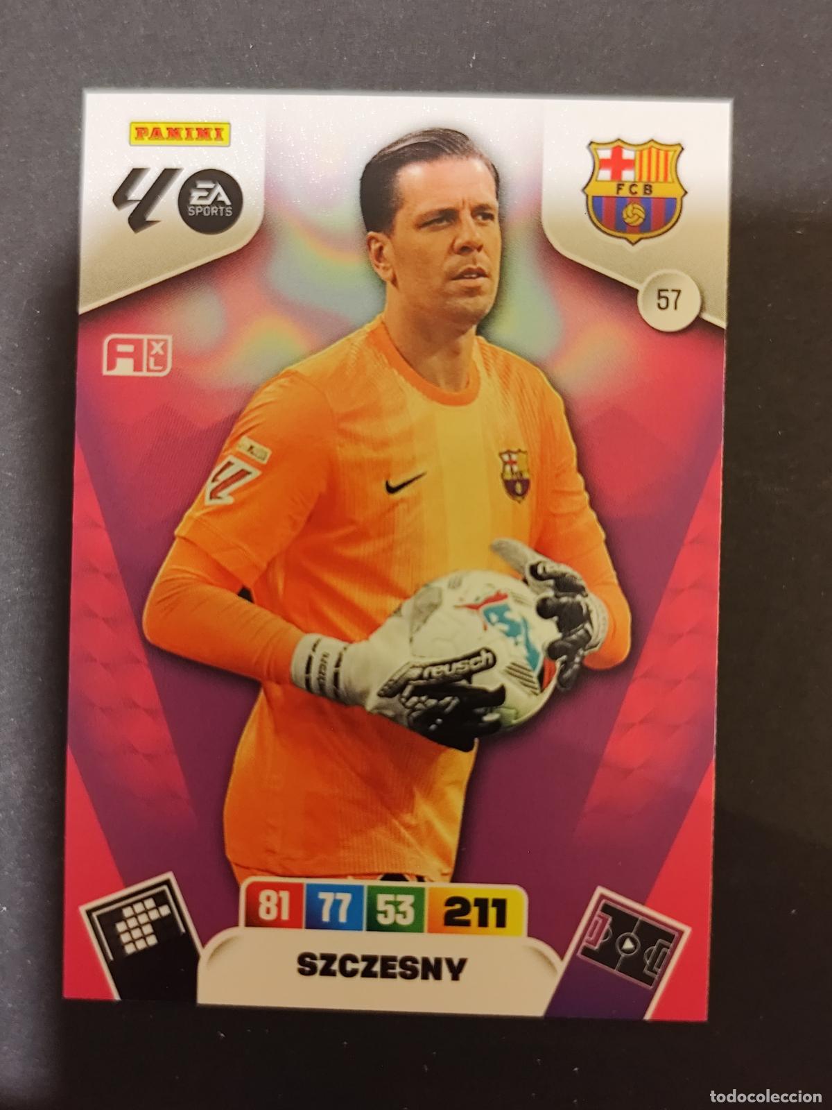 Cromos de F&uacute;tbol: 57 SZCZĘSNY BARCELONA BAR&Ccedil;A ADRENALYN 2025 2026 25 26
