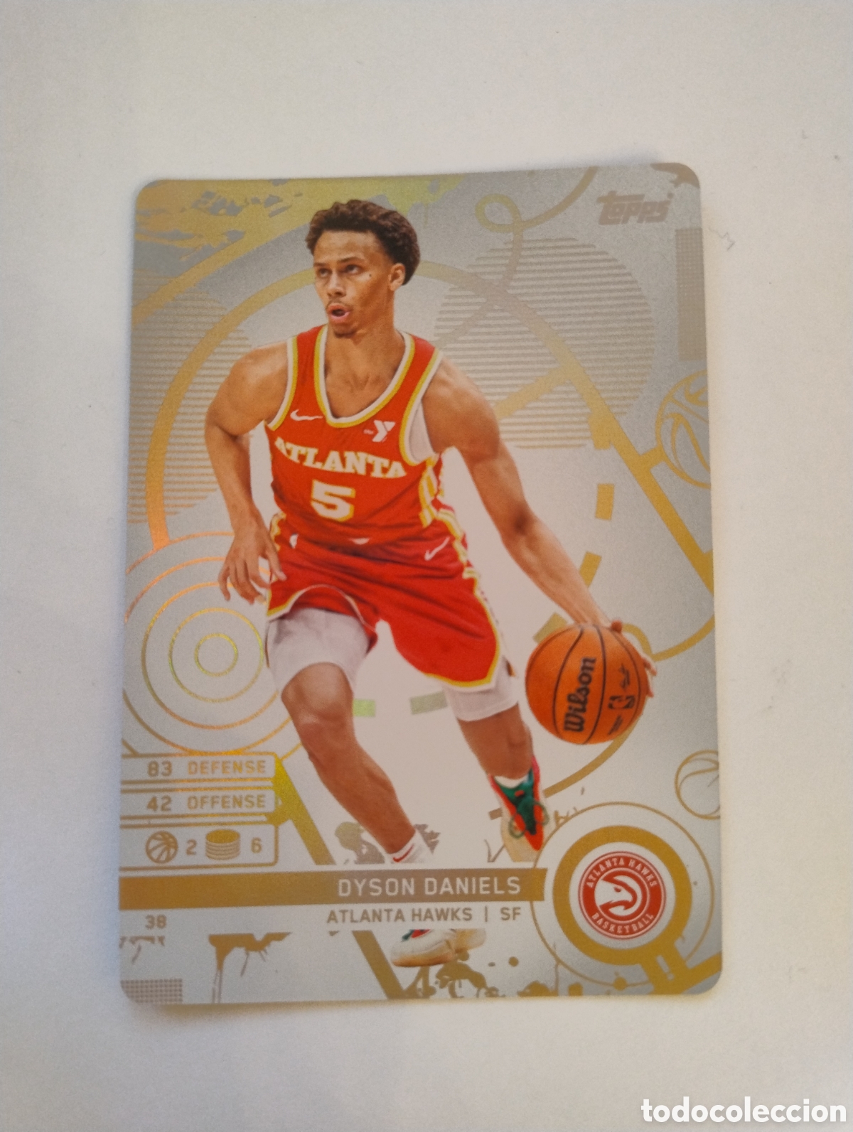 Cromos de F&uacute;tbol: 38 - Dyson Daniels - Atlanta Hawks - Topps Match Attax NBA 2026