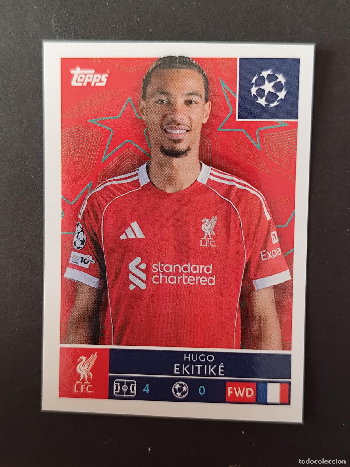 Cromos de F&uacute;tbol: 265 HUGO EKITIKE LIVERPOOL STICKER CHAMPIONS LEAGUE 2025 2026 25 26 TOPPS