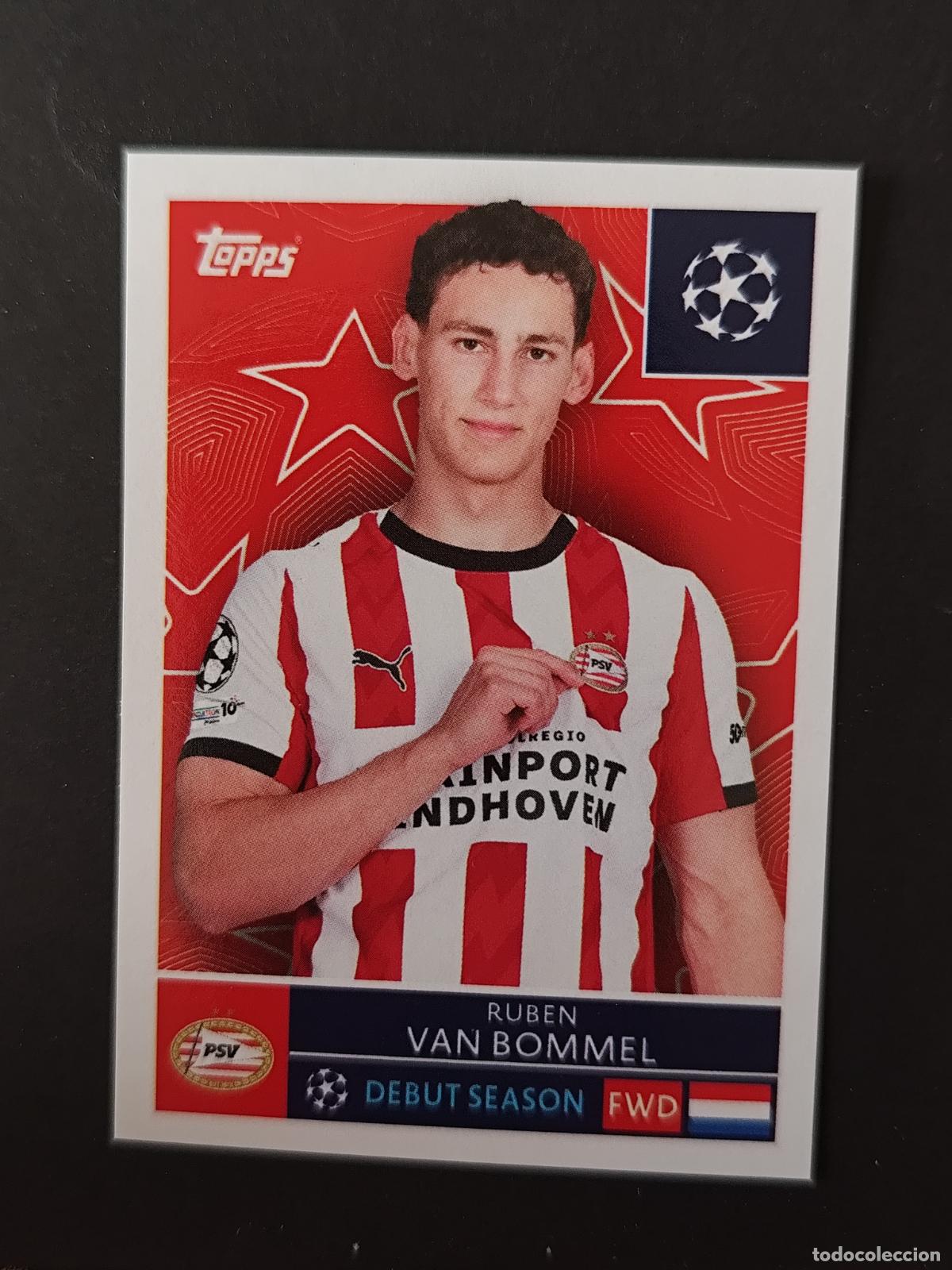 Cromos de F&uacute;tbol: 380 RUBEN VAN BOMMEL PSV EINDHOVEN STICKER CHAMPIONS LEAGUE 2025 2026 25 26 TOPPS