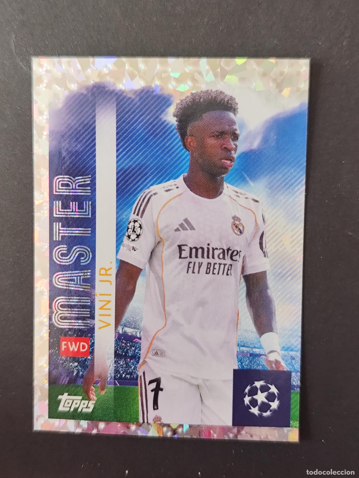 Cromos de F&uacute;tbol: 388 VINICIUS REAL MADRID MASTER STICKER CHAMPIONS LEAGUE 2025 2026 25 26 TOPPS