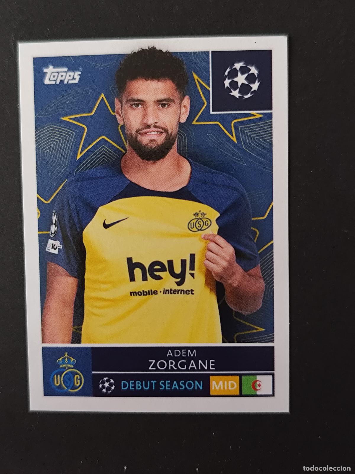 Cromos de F&uacute;tbol: 456 ADEM ZORGANE ROYALE UNION SAINT-GILLOISE STICKER CHAMPIONS LEAGUE 2025 2026 25 26 TOPPS