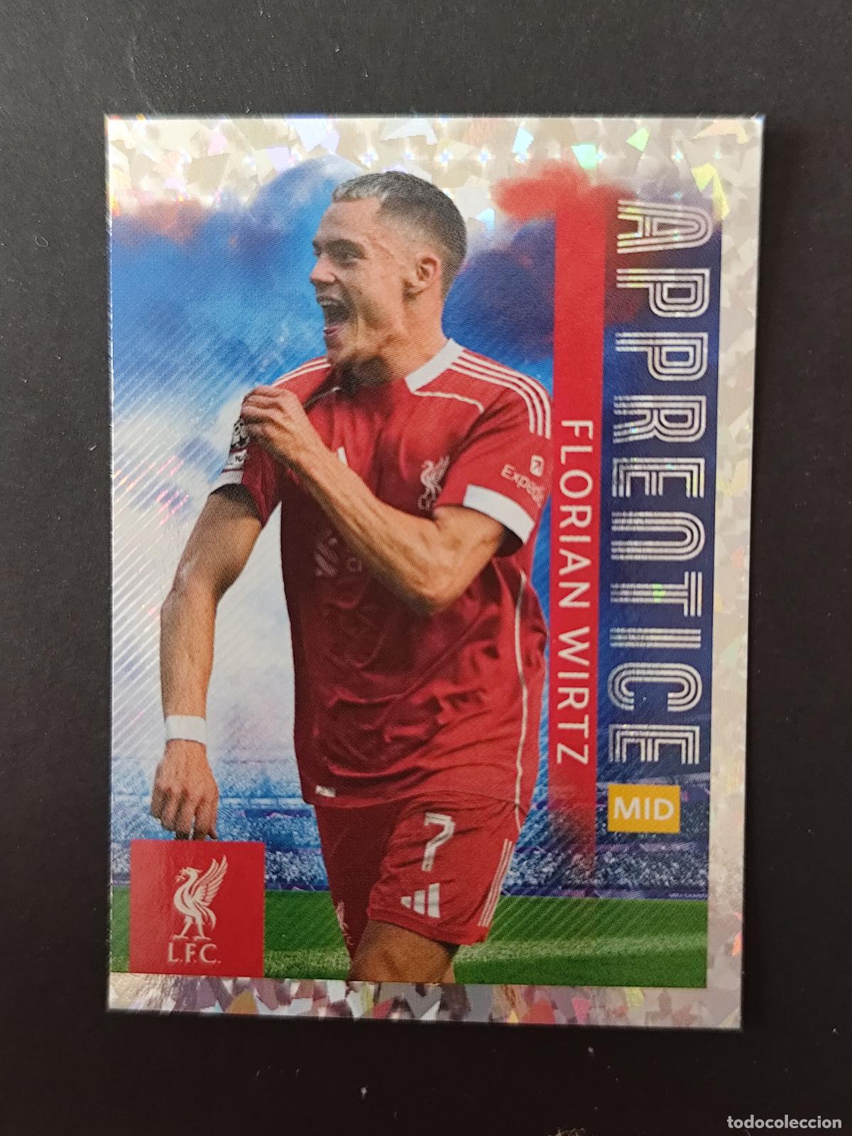 Cromos de F&uacute;tbol: 259 FLORIAN WIRTZ LIVERPOOL APPRENTICE STICKER CHAMPIONS LEAGUE 2025 2026 25 26 TOPPS