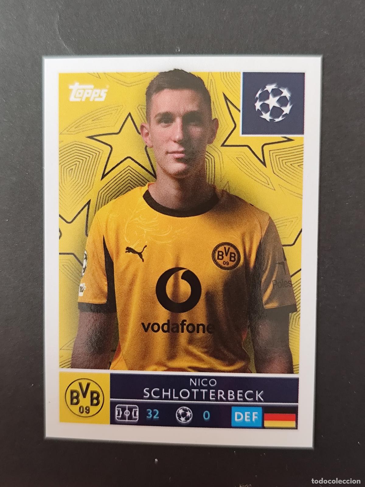 Cromos de F&uacute;tbol: 145 NICO SCHLOTTERBECK BORUSSIA DORTMUND STICKER CHAMPIONS LEAGUE 2025 2026 25 26 TOPPS