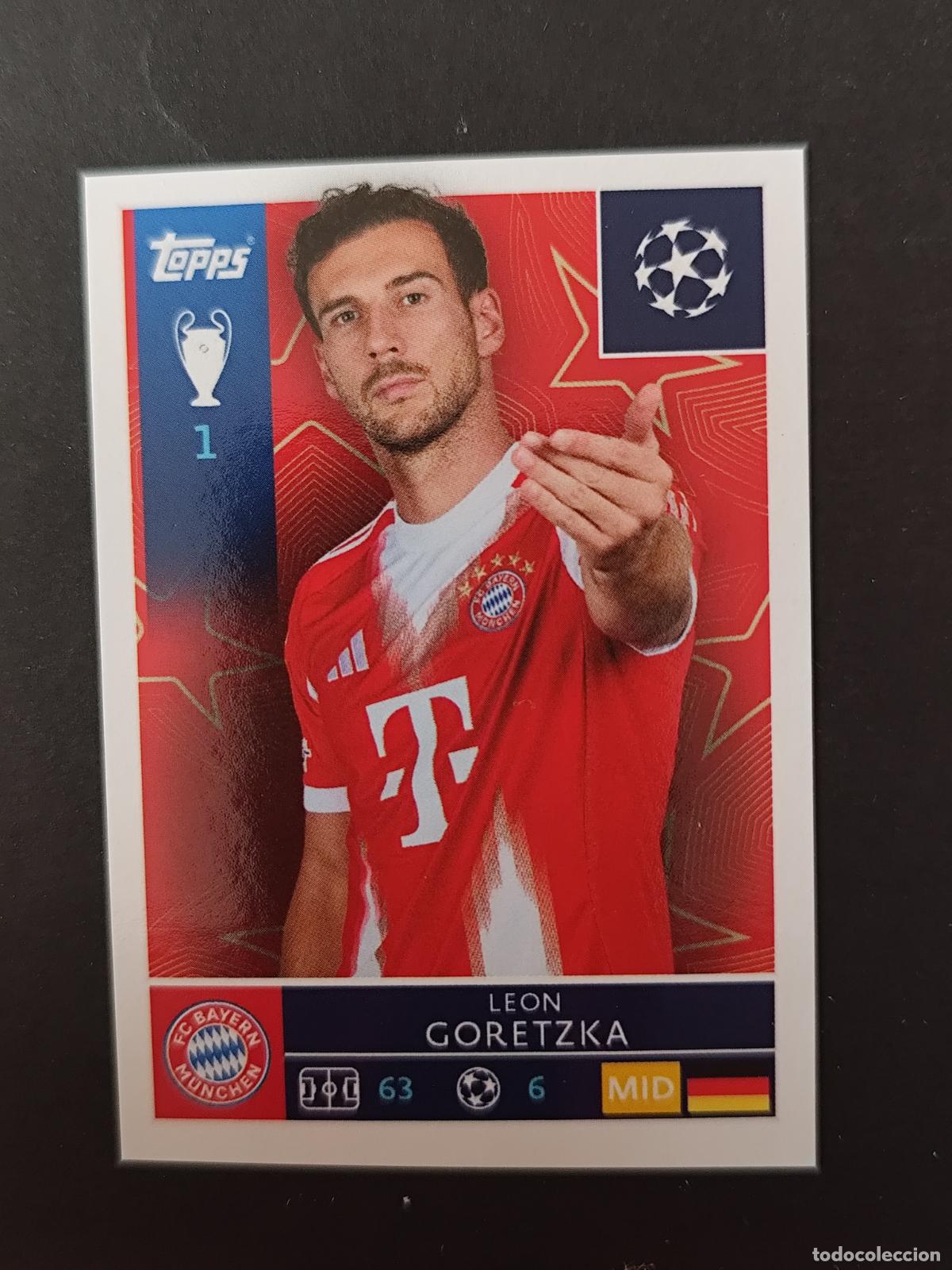 Cromos de F&uacute;tbol: 204 LEON GORETZKA BAYERN MUNICH M&Uuml;NCHEN STICKER CHAMPIONS LEAGUE 2025 2026 25 26 TOPPS