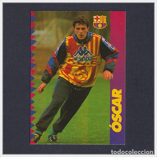 Cromos de F&uacute;tbol: COLECCI&Oacute;N OFICIAL FC BARCELONA 1996 1997 96 97 PANINI OSCAR N&ordm; 98 CARD LIGA ALBUM BAR&Ccedil;A