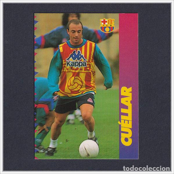 Cromos de F&uacute;tbol: COLECCI&Oacute;N OFICIAL FC BARCELONA 1996 1997 96 97 PANINI CUELLAR N&ordm; 94 CARD LIGA ALBUM BAR&Ccedil;A