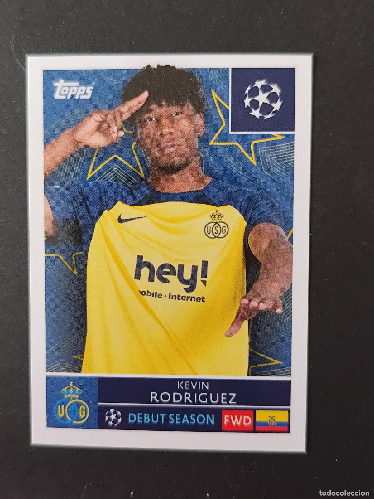 Cromos de F&uacute;tbol: 461 KEVIN RODRIGUEZ ROYALE UNION SAINT-GILLOISE STICKER CHAMPIONS LEAGUE 2025 2026 25 26 TOPPS