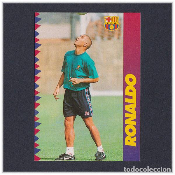 Cromos de F&uacute;tbol: COLECCI&Oacute;N OFICIAL FC BARCELONA 1996 1997 96 97 PANINI RONALDO NAZARIO 92 CARD LIGA ALBUM BAR&Ccedil;A