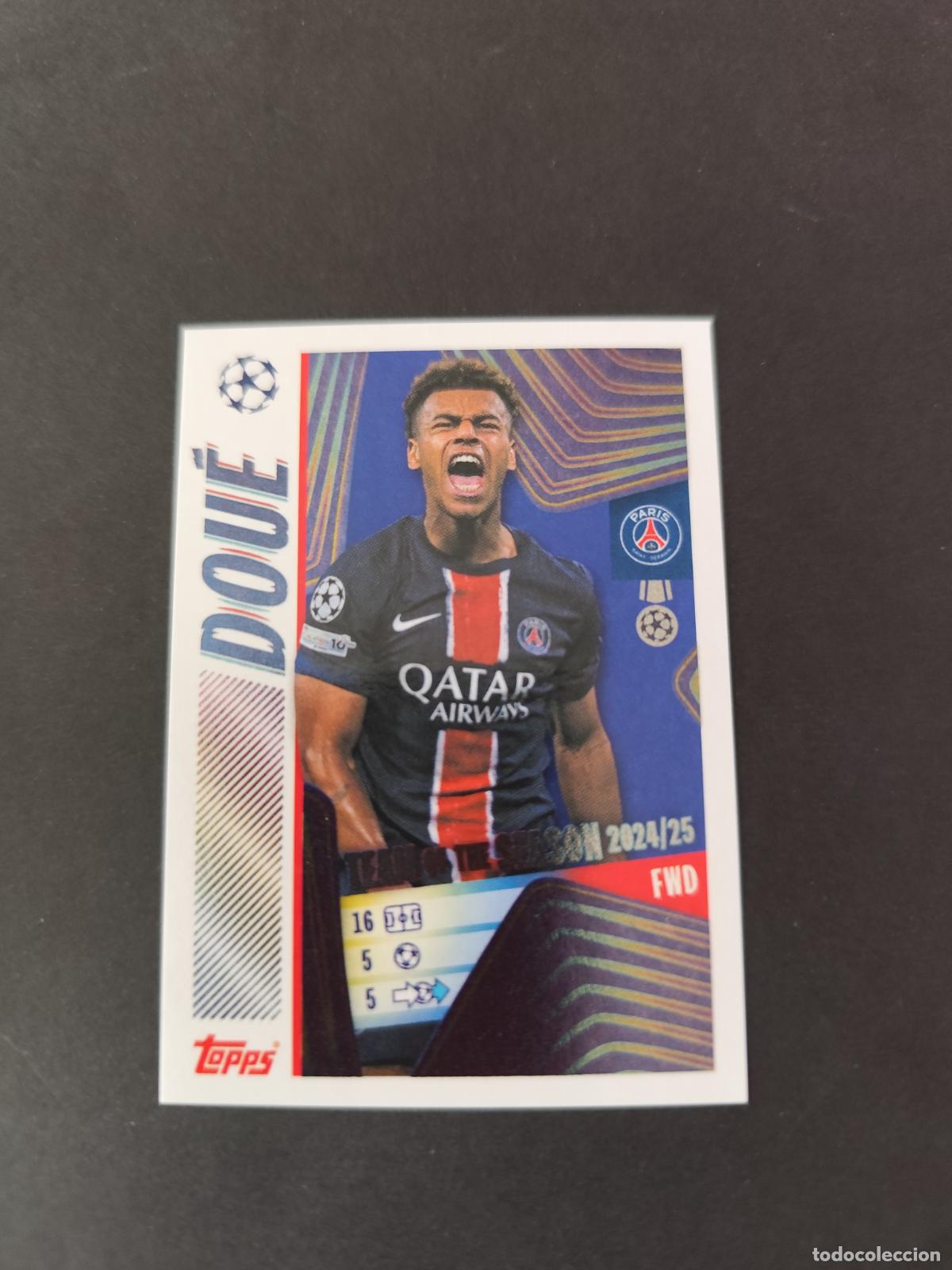 Cromos de Futebol: 13 DESIRE DOUE TEAM OF THE SEASON PARIS SAINT-GERMAIN PSG STICKER CHAMPIONS LEAGUE 2025 2026 25 26 T