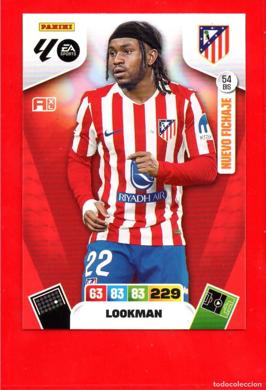 Fu&szlig;ball-Sticker: 54 BIS Lookman - ATLETICO MADRID - Nuevo Fichaje - Adr Plus - Adrenalyn Liga 2026 25 26 54BIS
